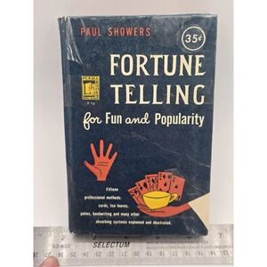 Fortune Telling For Fun And Popularity by Paul Showers Hardcover 1948 Permabooks